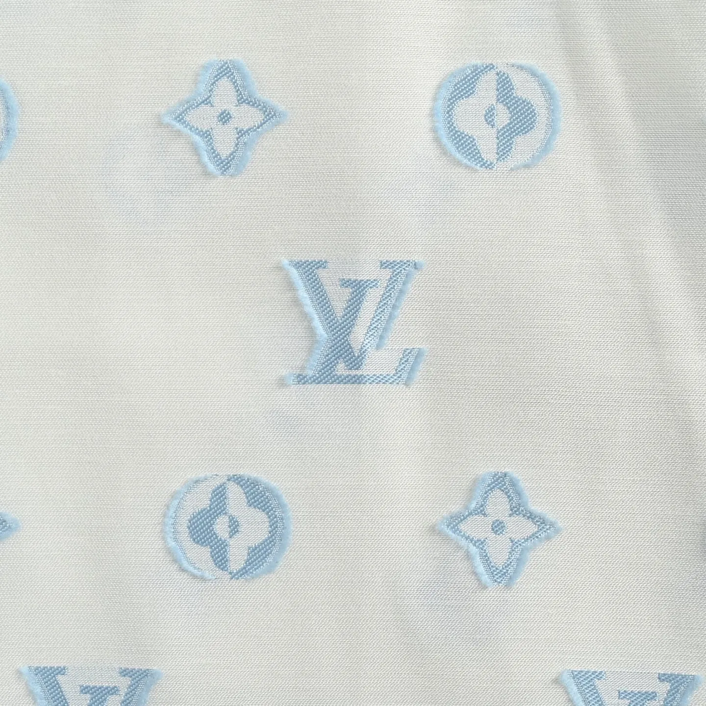 Louis Vuitton/Louis Vuitton 25ss jacquard all-over printed presbyopia short-sleeved shirt